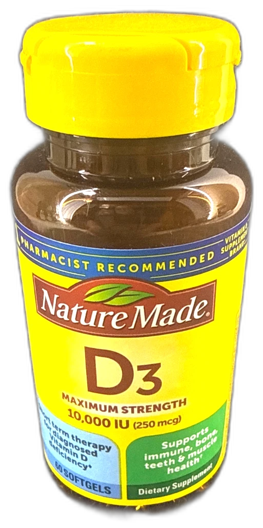 Nature Made Vitamin D3 Softgels 360 Total Exp 02/27 Pack of 6 New