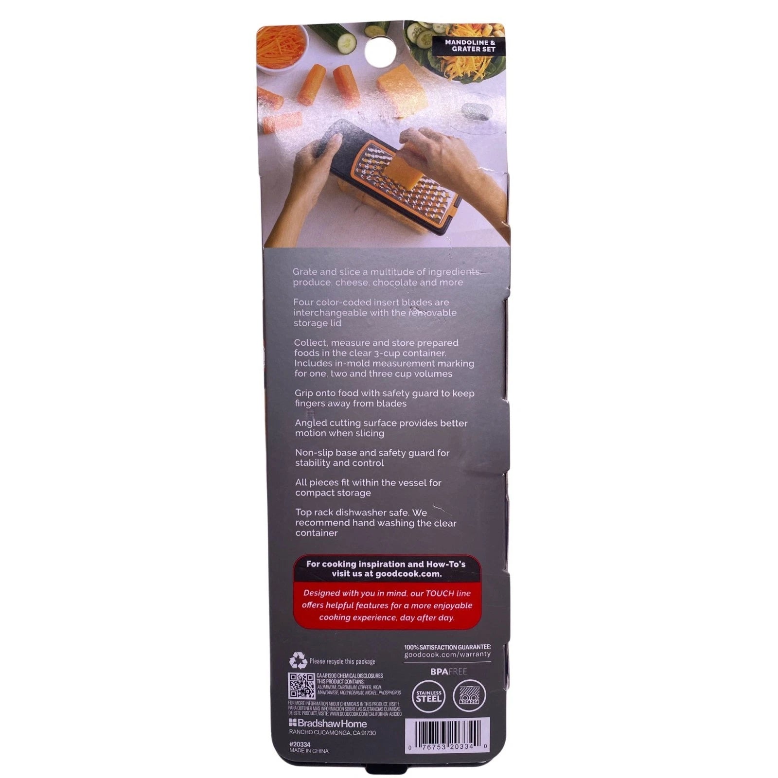 GoodCook Mandoline & Grater Set 3 Pack New