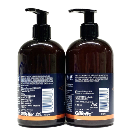 King C Gillette Beard & Face Wash - 11 fl oz Coconut Water (2PACK)