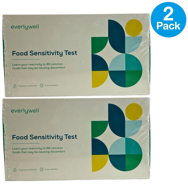 Everlywell Food Sensitivity At-Home Test 96 Foods 2 Pack New Exp 01/2027