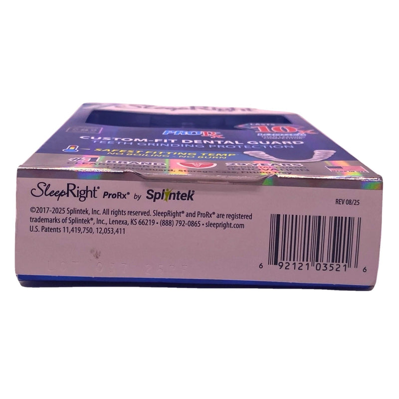 SleepRight ProRx Custom-Fit Dental Guard Teeth Grinding Protection (3 Pack)