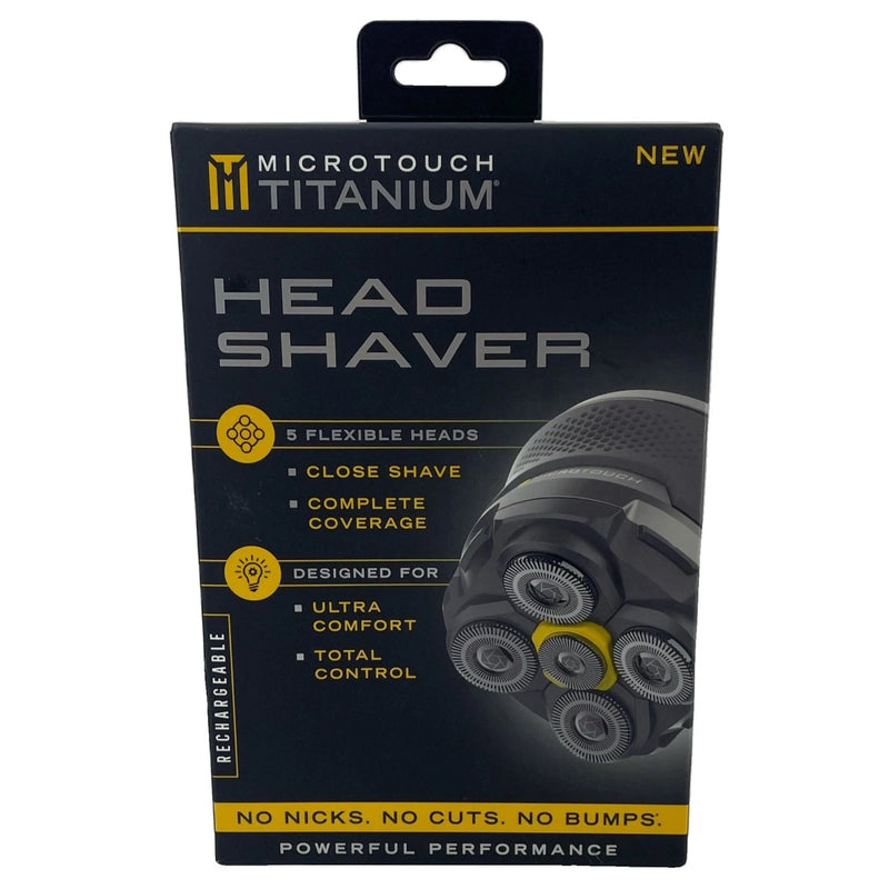MiMicroTouch Titanium Head Shaver 5 Flexible Heads Rechargeable New