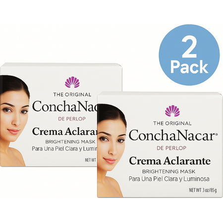 Concha Nacar Brightening Cream 3oz Each - 2 Pack - New