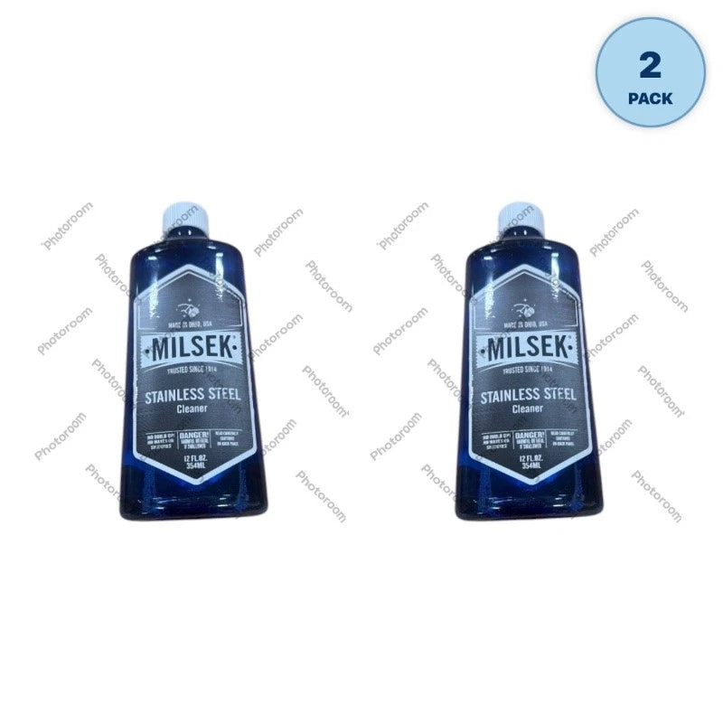 Stainless Steel Multi Purpose Cleaner Polish 12oz Pack of 2 New