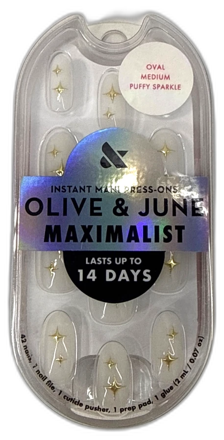 Olive and June Instant Mani Press on Nails Minimalist Maximalist Pack of 3 New