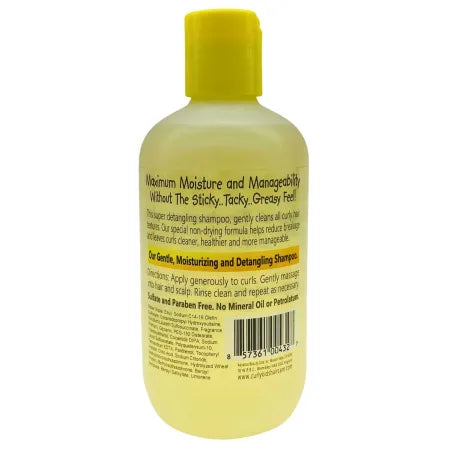CurlyKids Super Detangle Shampoo 8 fl oz – 3 Pack – New