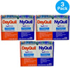 Vicks DayQuil NyQuil VapoCOOL Severe Cold Flu 48 Caplets 3 Pack Exp 02/27 New