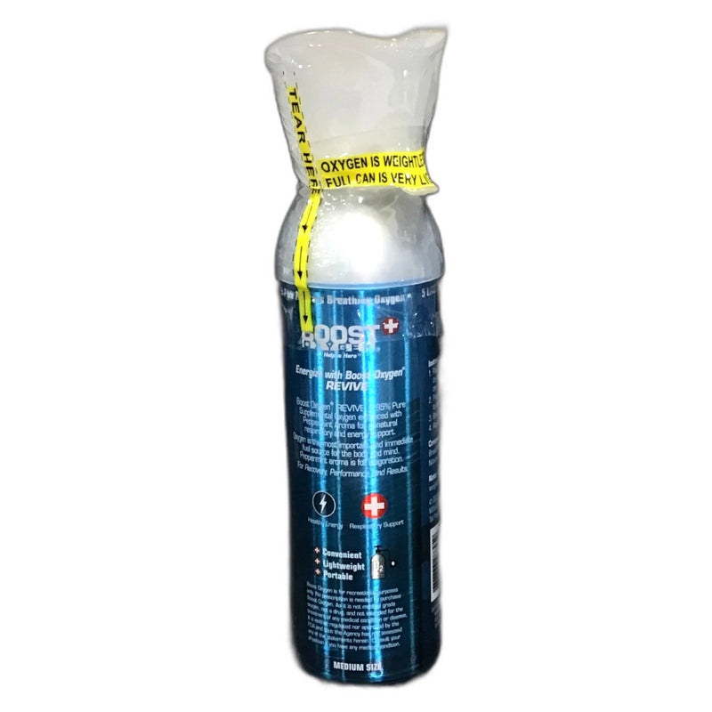 Boost Oxygen 5 Liter Canned Oxygen Bottle Menthol Pack of 2 New
