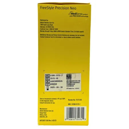 Abbott FreeStyle Precision Neo Blood Glucose Monitoring System (1 Unit) 3