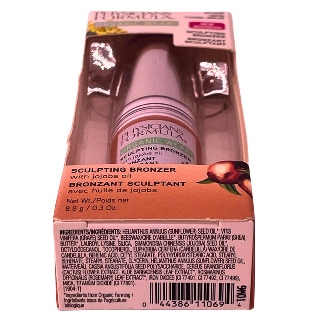 Physicians Formula Organic Wear Sculpting Bronzer Stick Toffee 0.3oz 3 Pack