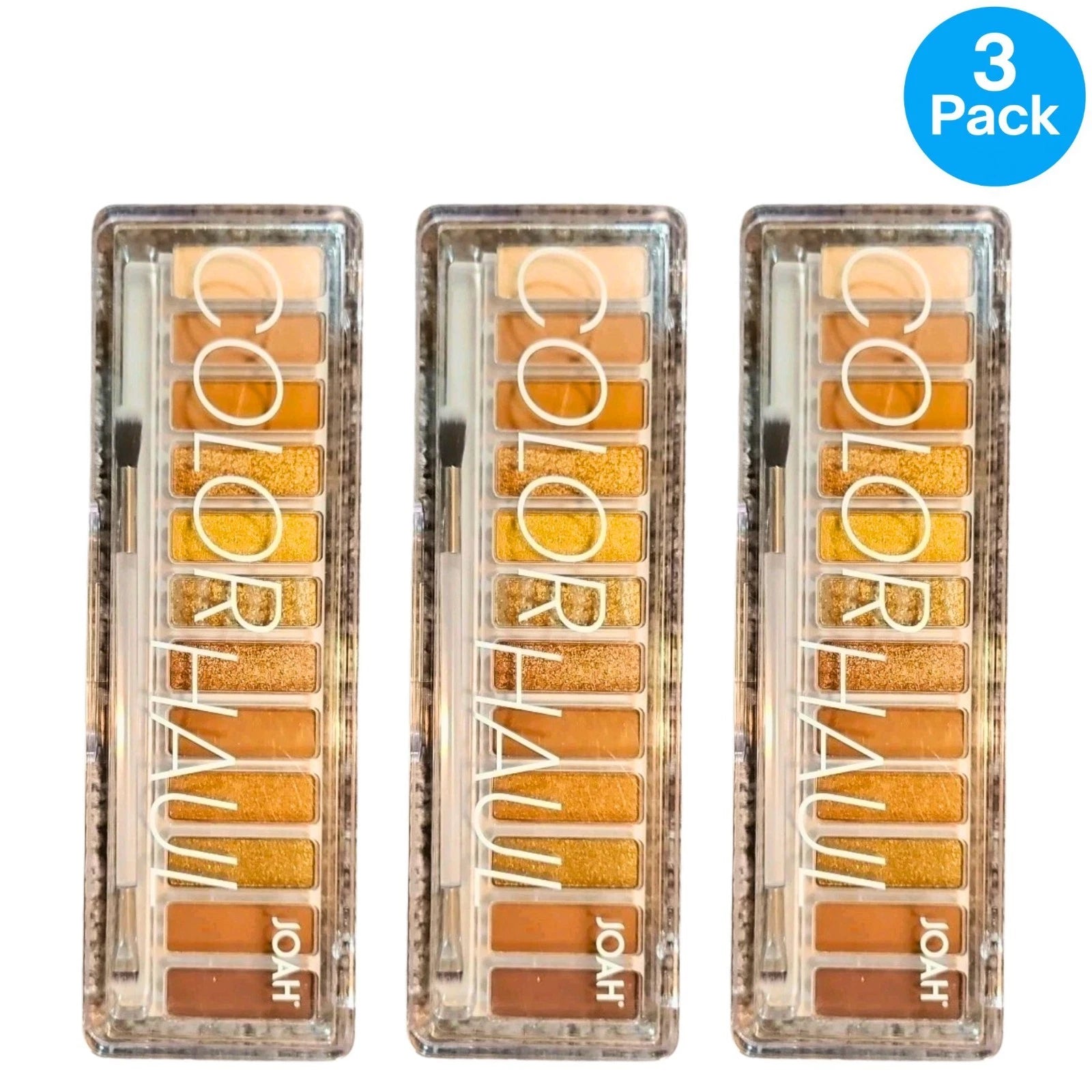 JOAH Color Haul Eyeshadow Palette Get Rich Quick /Jet03 (3 Pack)New