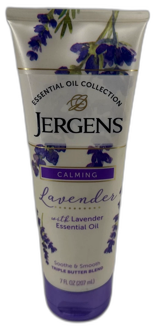 Jergens Lavender Body Butter Body and Hand Lotion 7oz Pack of 2 New