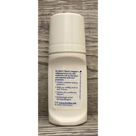 Dry Idea Clinical Complete Roll-On Deodorant 3.5oz - 1 Pack - New 2
