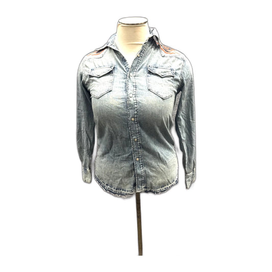 Polo Ralph Lauren Shirt Denim chambray Size M Women's NWOT NWT