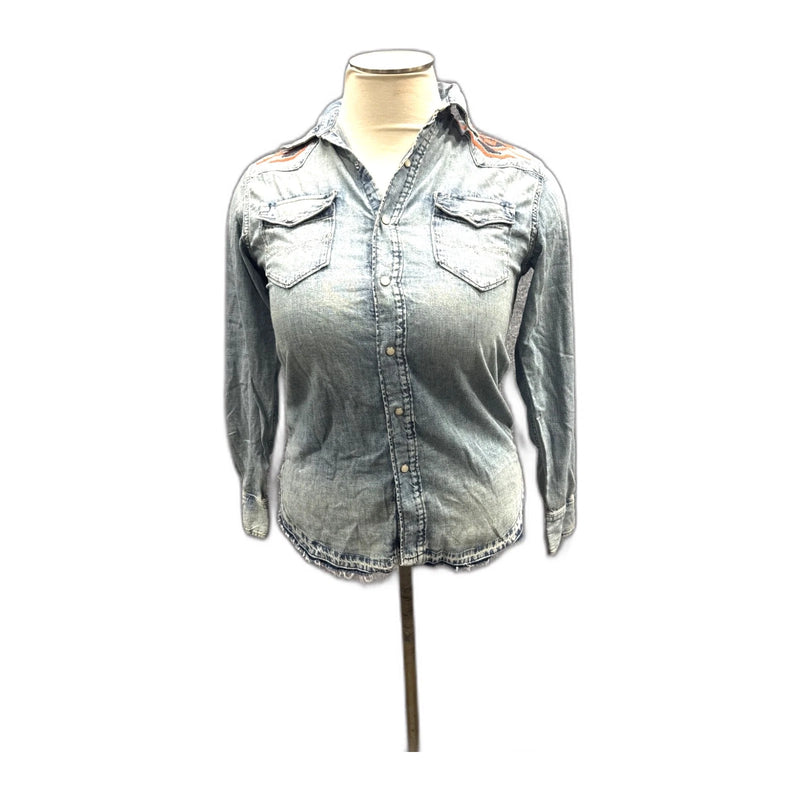 Polo Ralph Lauren Shirt Denim chambray Size M Women's NWOT NWT