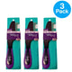 Goody Total Texture Rotating Detangler Comb 360° Metal Teeth 3-Pack New