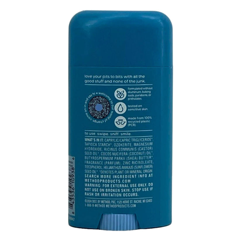 method men's deodorant glacier + granite aluminum free 2.65 OZ 2 Pack New