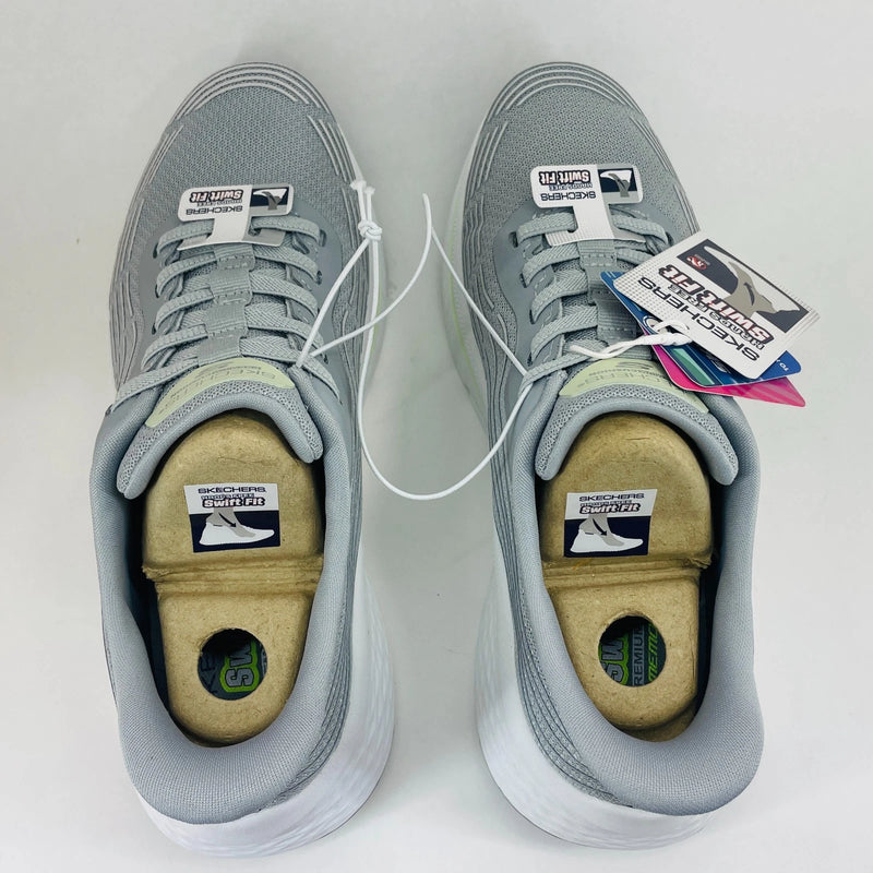 Skechers Hands Free Swift Fit Women’s Lace-Up Sneakers Gray Size 7 New