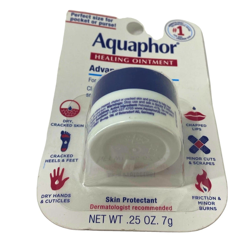 Aquaphor Healing Ointment Advanced Therapy Pocket Size 0.25 Oz Jar 3 Pack New