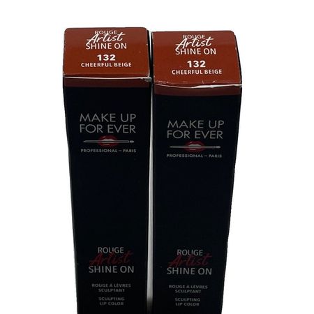 Make Up For Ever Rouge Artist Shine On Lip Color 3.2g 2 Pack New
