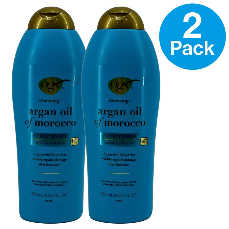 OGX Renewing Argan Oil of Morocco Conditioner for hair repair and strength - 25.4 fl oz bottle
