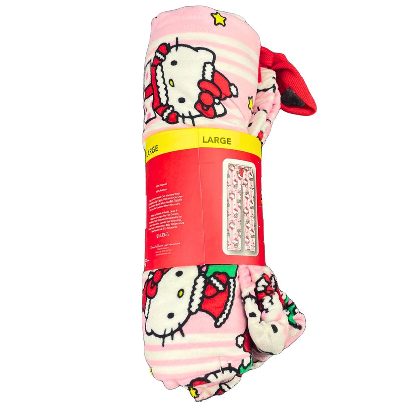 Hello Kitty Sanrio Holiday Fleece Ladies Sleep Pant Pink Size Large 2 Pack