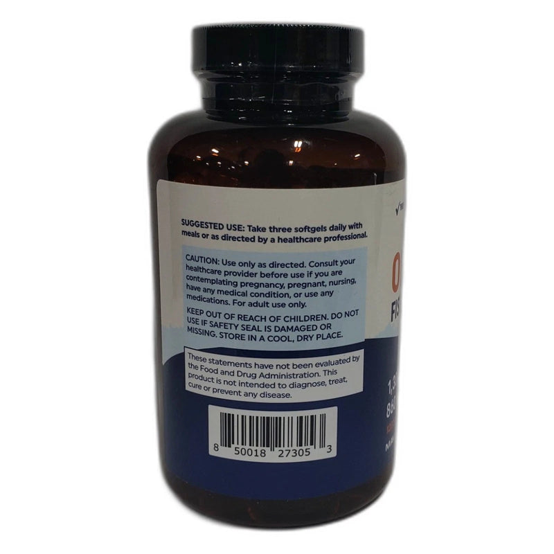 Premium High-Strength Omega-3 Fish 3600mg Heart Cognitive 120ct Exp 04/27 New