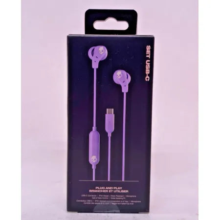 5 Pk Skullcandy Set USB-C Wired Earbuds with Noise Isolating Fit