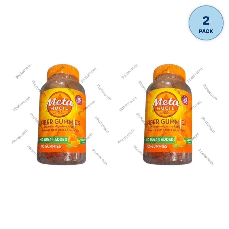 Metamucil Fiber Gummies 105 Count Pack of 2 New