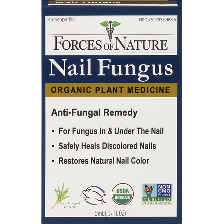 Forces of Nature Nail Fungus Organic Remedy 5ml 1 Pack New Exp:10/2025