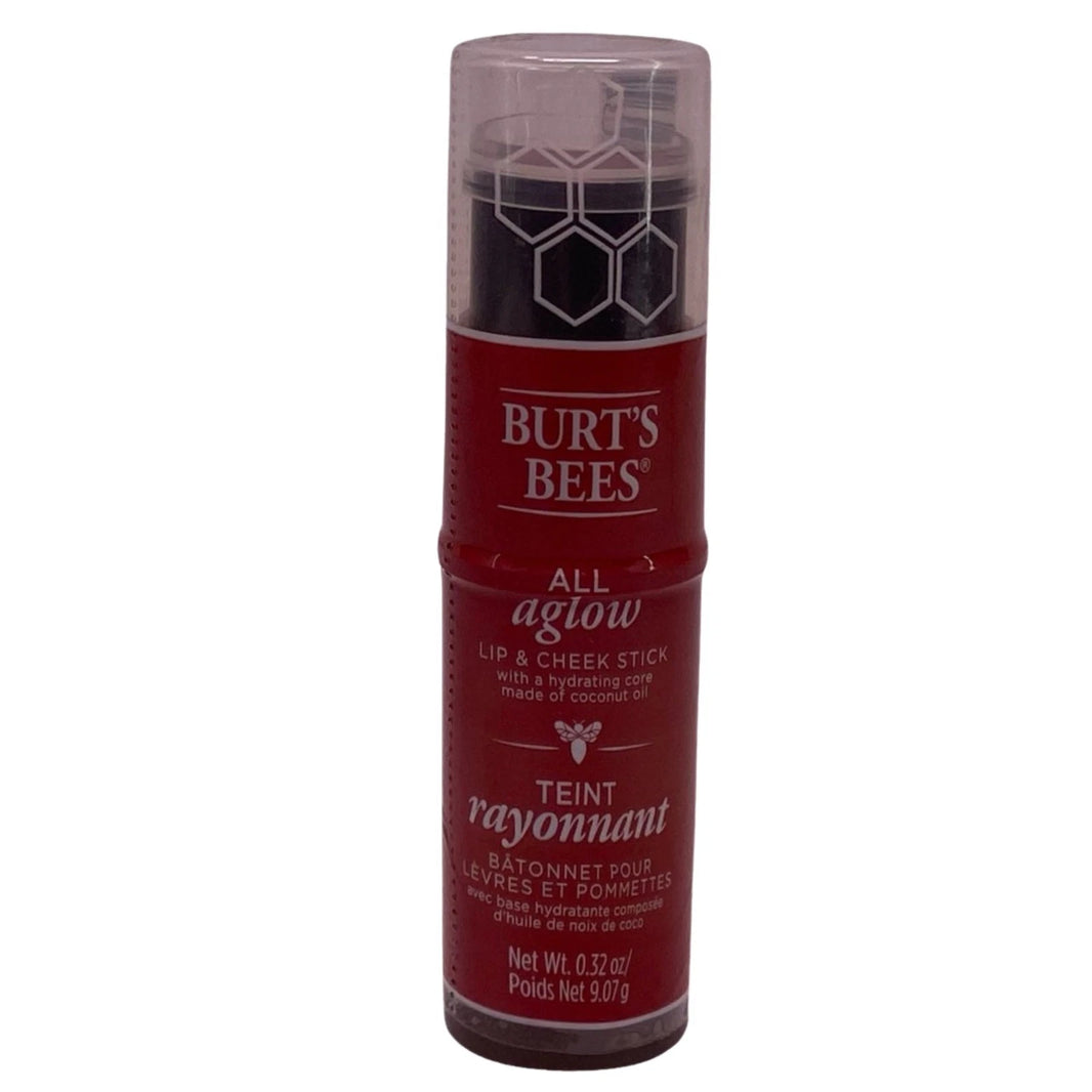 Burt's Bees All Aglow Lip & Cheek Stick Core 1253 0.32 oz Dahlia Dew New