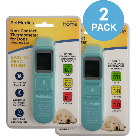 PetMedics Non-Contact Dog Thermometer 2 Pack Accurate & Fast New 1