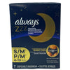 Always ZZZ Disposable Period Underwear Overnight S/M Scented 7ct 2 Pack New