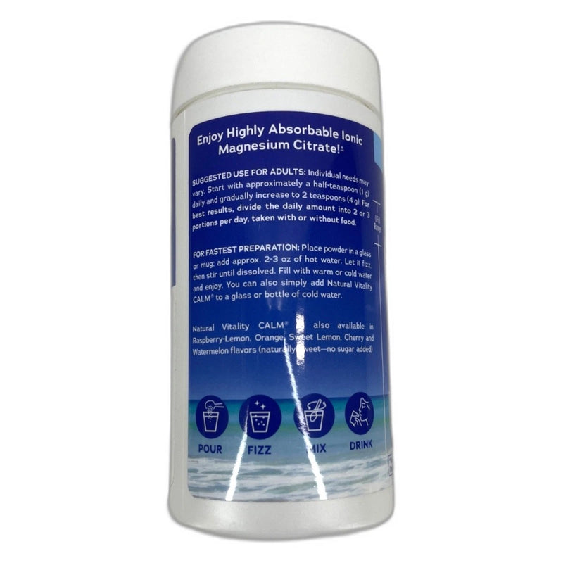 Natural Vitality Calm Magnesium Powder Exp 03/28 Pack of 3 New