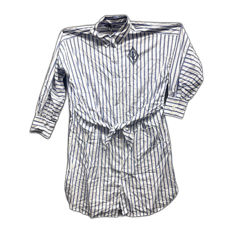 Lauren Ralph Lauren Dress Blue and white Size 16w Women's NWOT NWT