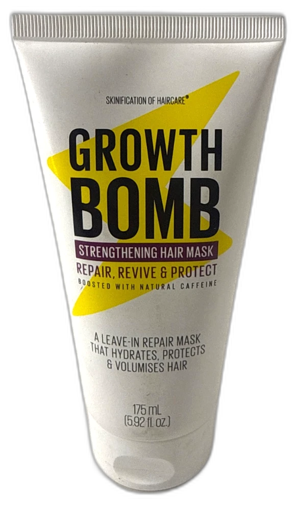 Growth Bomb Strengthening Hair Mask Leave-In Repair Hydrates Pack of 5 New