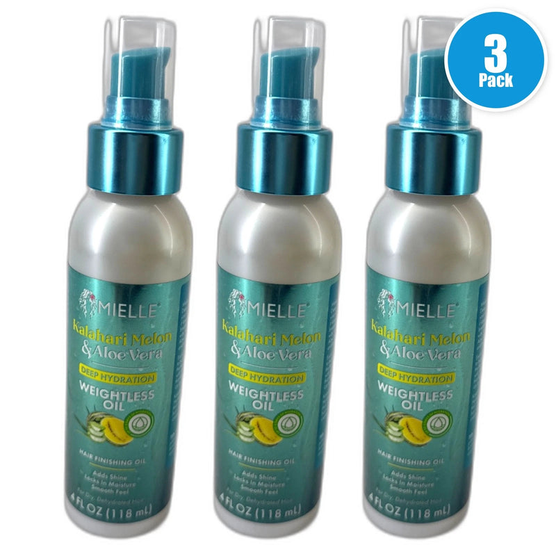 Mielle Kalahari Melon Aloe Vera Curl Glaze Oil Conditioner 3pc Pack of 3 New