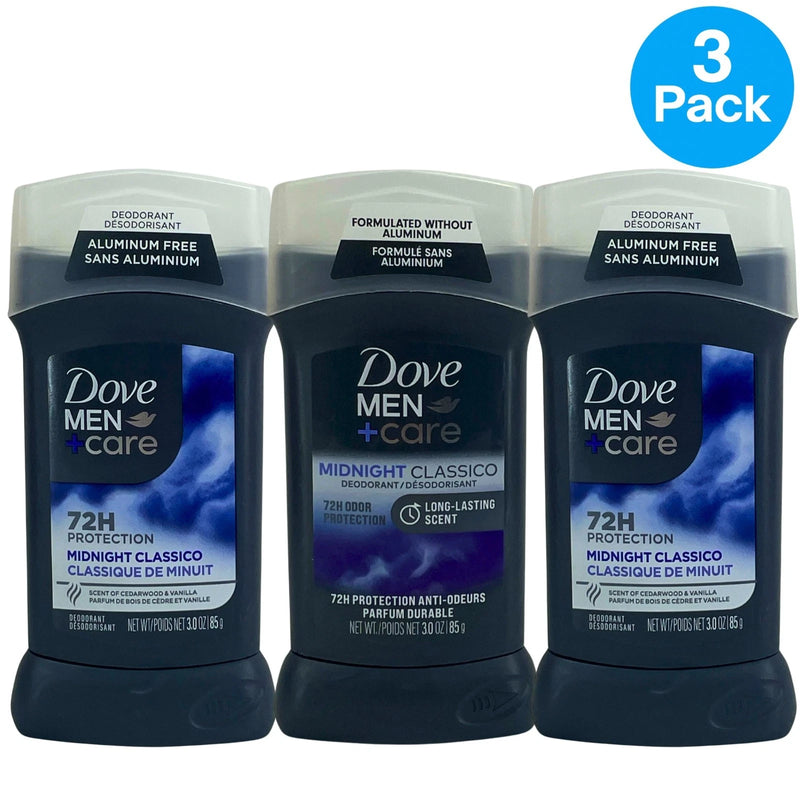 Dove Men+Care Aluminum Free Deodorant Stick Midnight Classico Cedarwood & Vanill