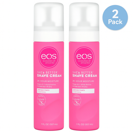 EOS Shea Better Shave Cream Pomegranate Raspberry 7oz 2 Pack New