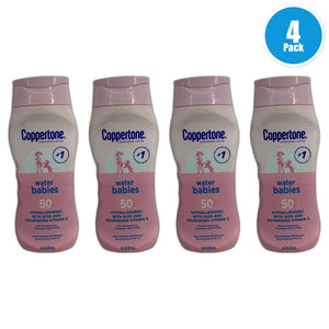 Coppertone Water Babies Sunscreen Lotion SPF 50 Water Exp 03/27 Pack of 4 New