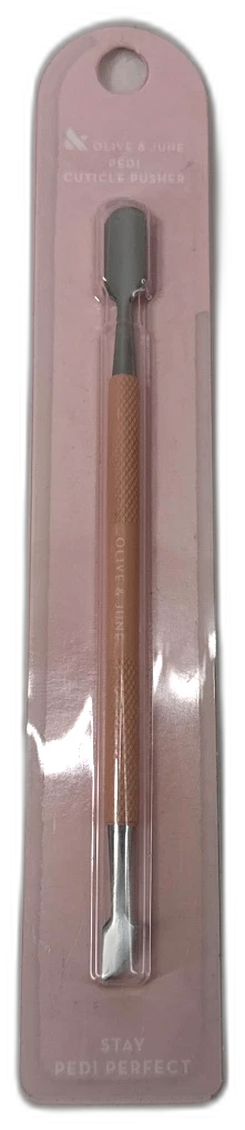 Olive and June Pedicure Cuticle Pushers Dual Ends Nail Care Pack of 6 New