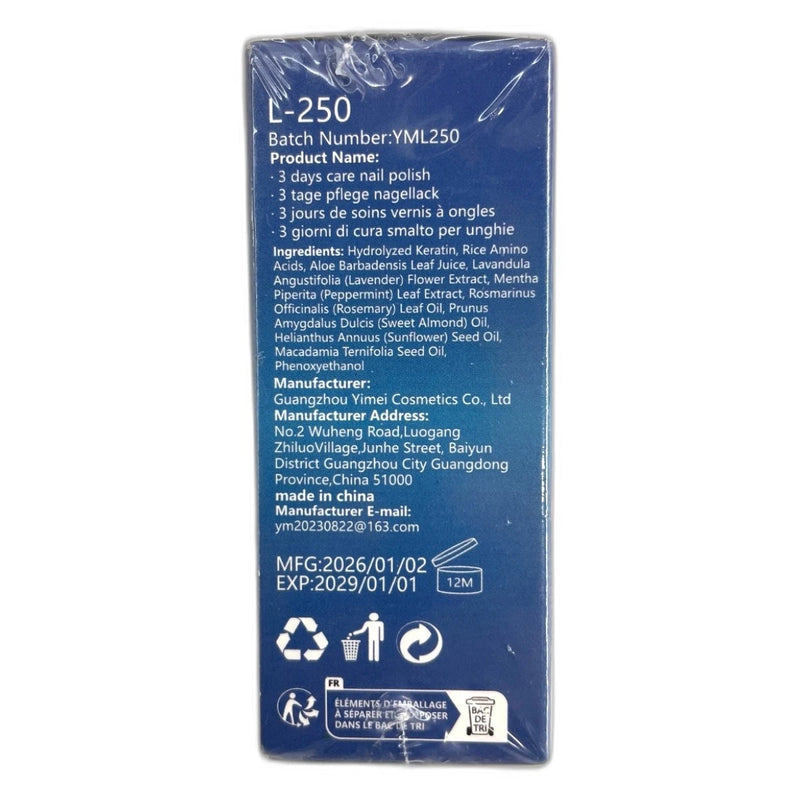 Rozino Days Nail Care Keratin Amino Nail Exp 01/29 Pack of 3 New