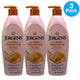 Jergens Oil-Infused Nourishing Honey Body Lotion Moisturizer 16.8 oz 3 Pack New