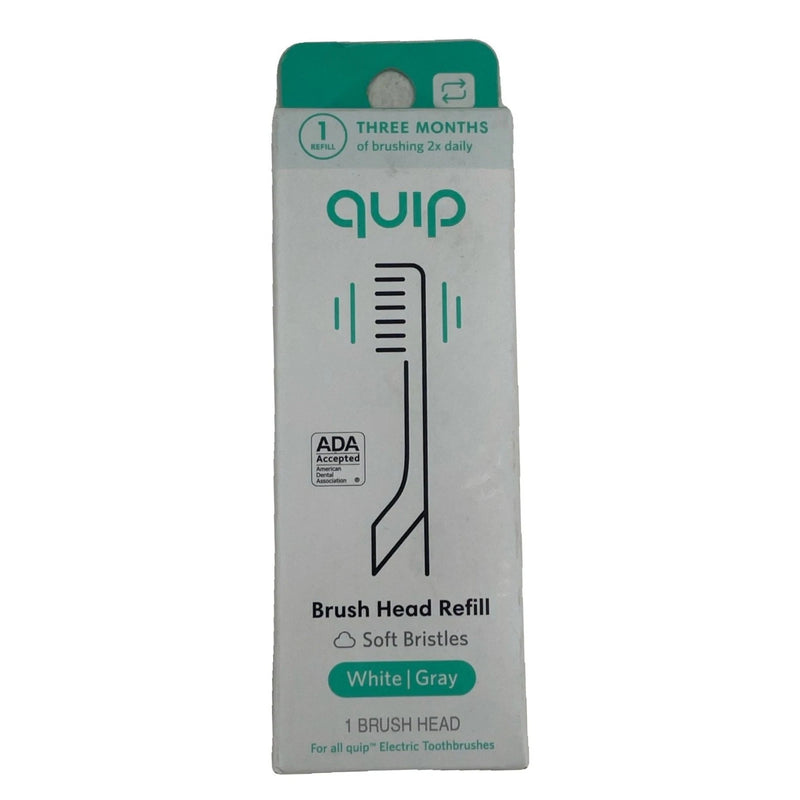 Quip Sonic Soft Replacement Brush Head for Electric Toothbrush 6 Pack New