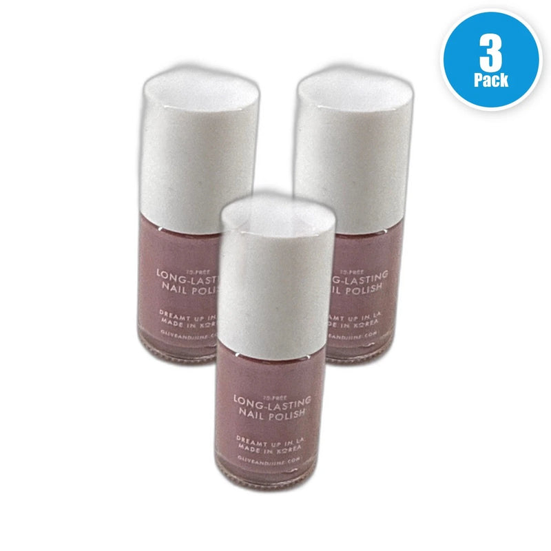 Olive & June 7-Free Long Lasting Nail Polish World Lit World Lit Pack of 3 New