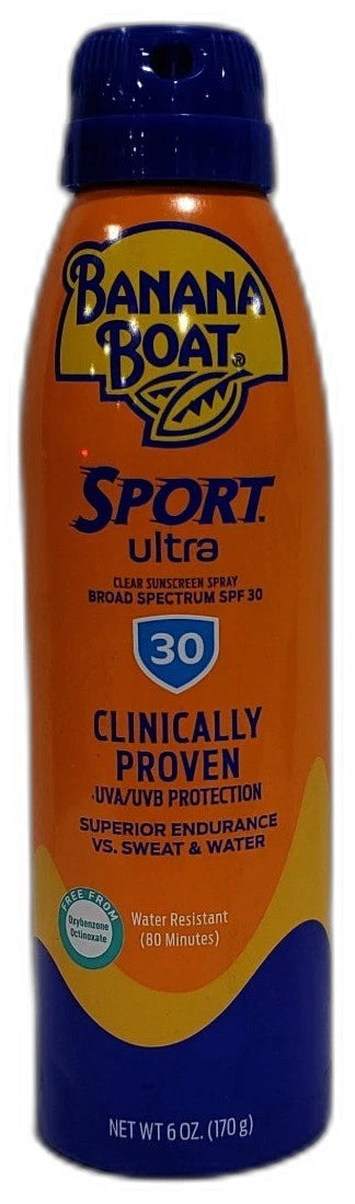 Banana Boat Ultra Mist Sport Performance SPF 30 Exp 03/27 Pack of 7 New