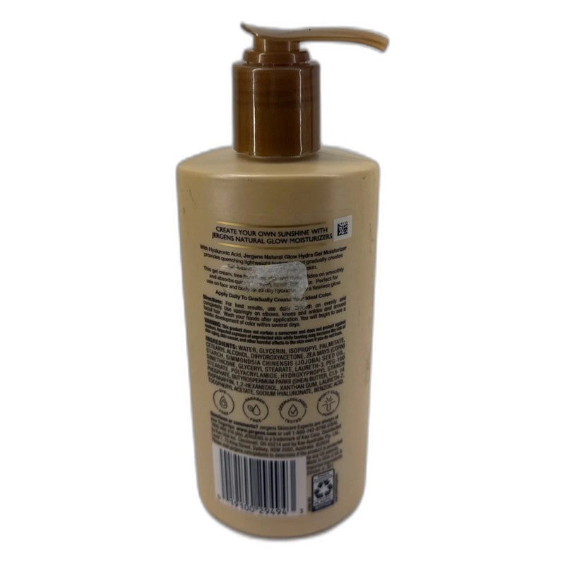 Jergens Natural Glow Hydra Gel Moisturizer Tanning Lotion 12 Total Pack of 6 New