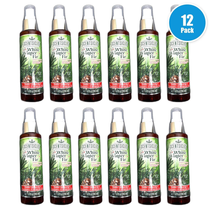Scentsicles White Winter Fir Holiday Greenery Spray 4oz Pack of 12 New