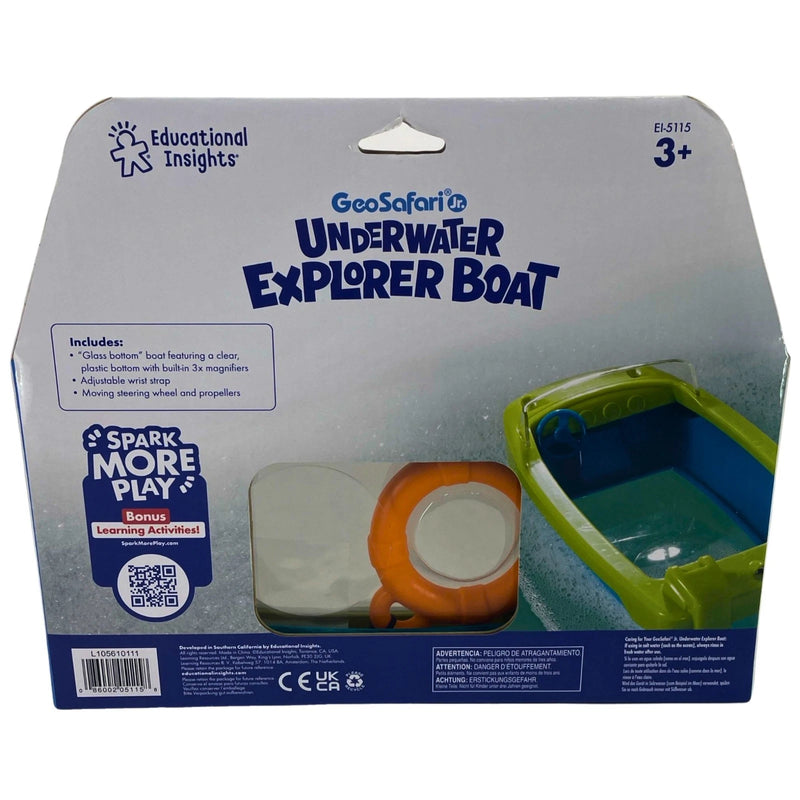 Educational Insights GeoSafari Jr Underwater Explorer Boat New