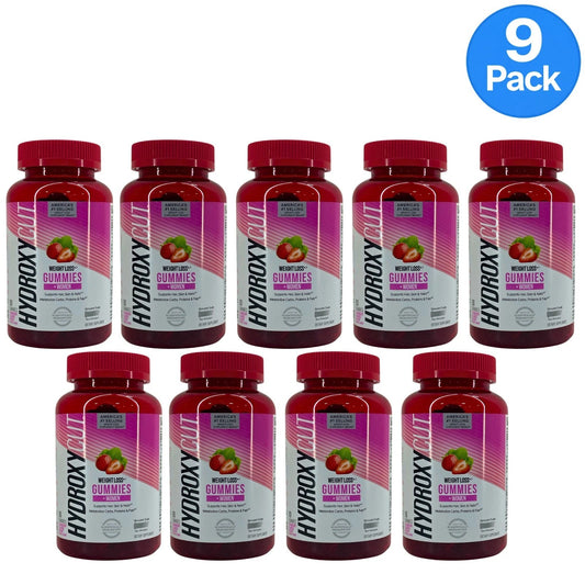 Hydroxycut Weight Loss Gummies Women 90 Count 9 Pack New Exp 09/2026